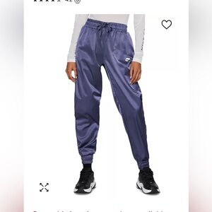 Nike air satin track pants
